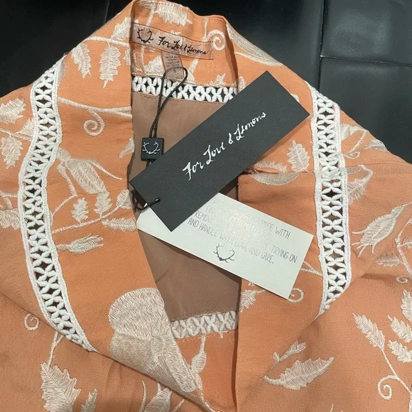 For Love and Lemons Mia Mini Skirt and crop top set - Picture 4 of 11